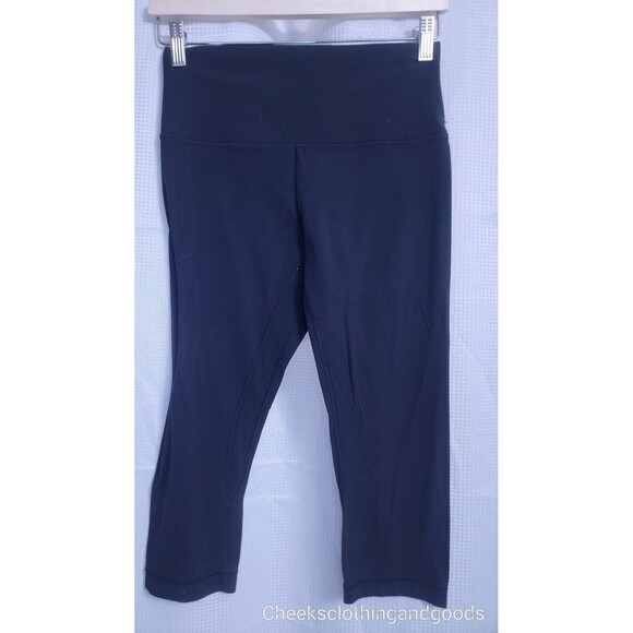 Lululemon 8 Align Ankle W6HGRS Black Yoga Soft Athleisure Leggings - Picture 1 of 3